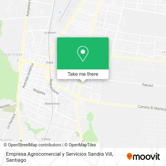 Empresa Agrocomercial y Servicios Sandra Vill map