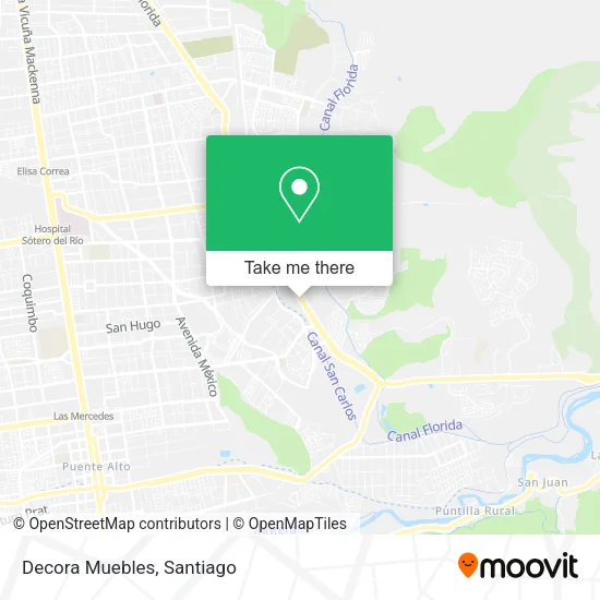 Decora Muebles map
