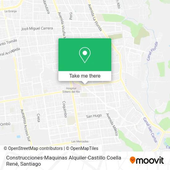 Construcciones-Maquinas Alquiler-Castillo Coella René map