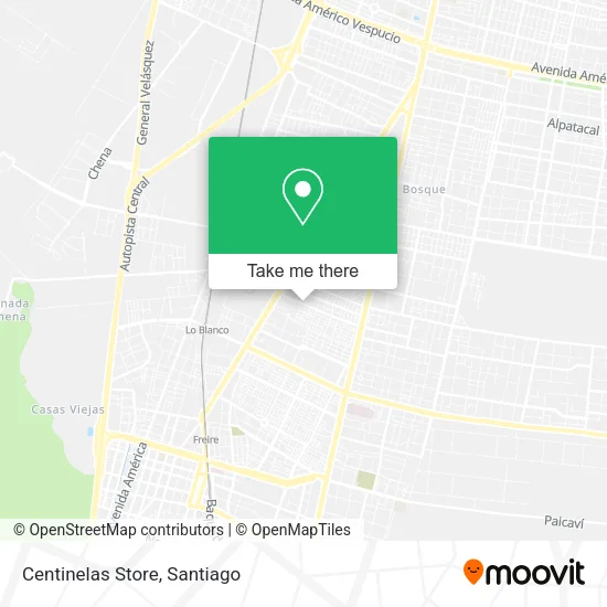 Centinelas Store map