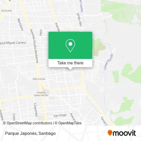 Parque Japonés map