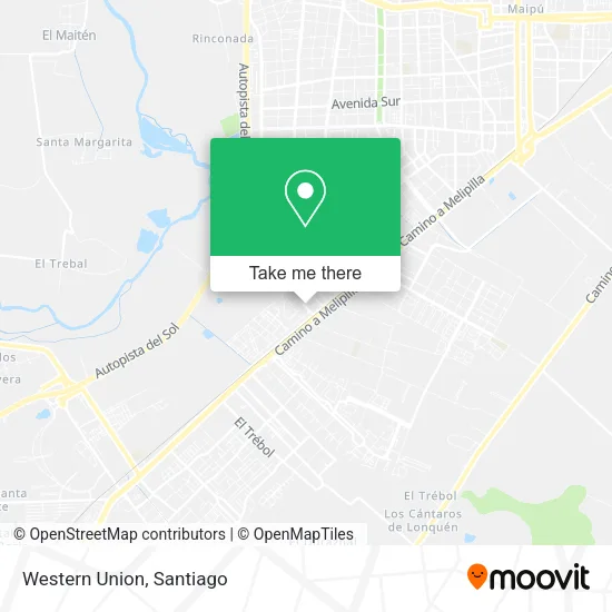 Western Union map