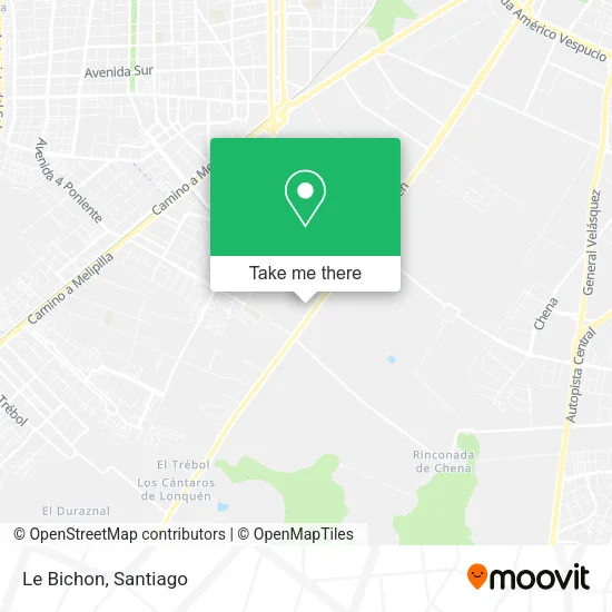 Le Bichon map