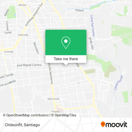 Mapa de Chileonfit