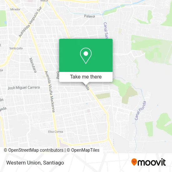Western Union map
