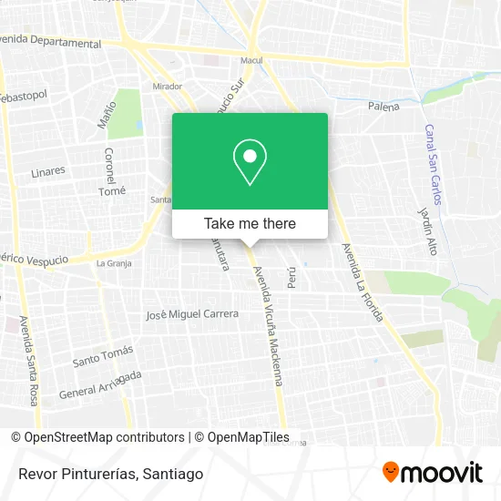 Revor Pinturerías map