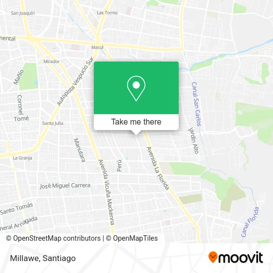 Millawe map
