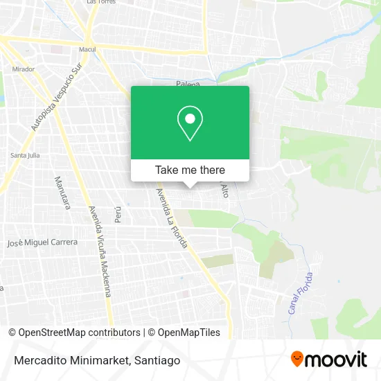 Mercadito Minimarket map