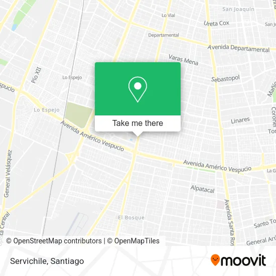 Servichile map