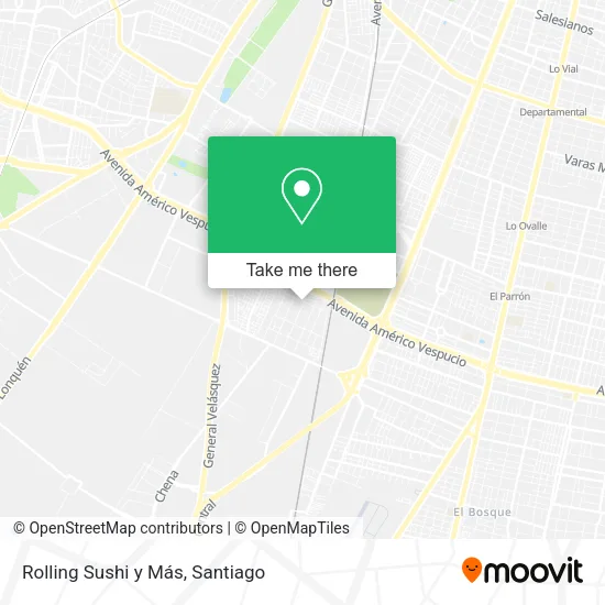 Rolling Sushi y Más map