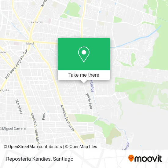 Repostería Kendies map