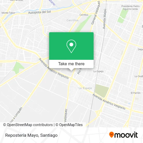 Repostería Mayo map