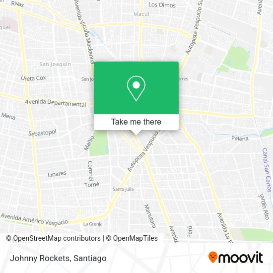 Johnny Rockets map