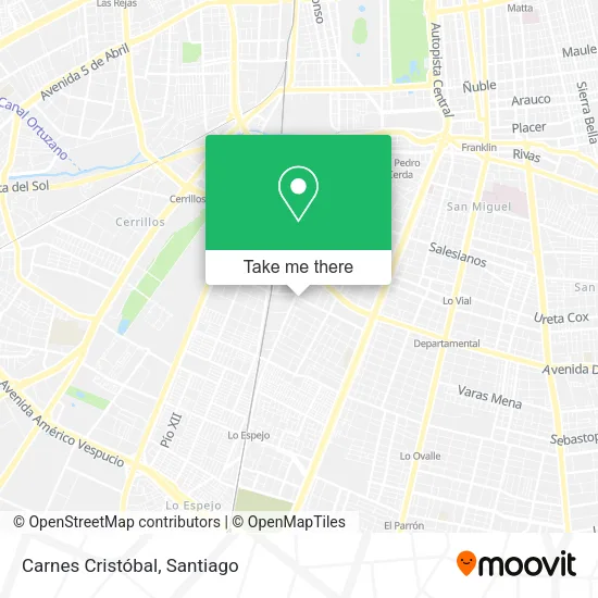 Carnes Cristóbal map