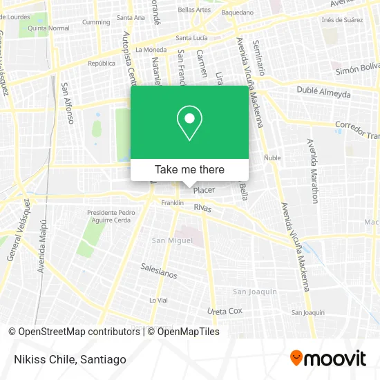 Nikiss Chile map