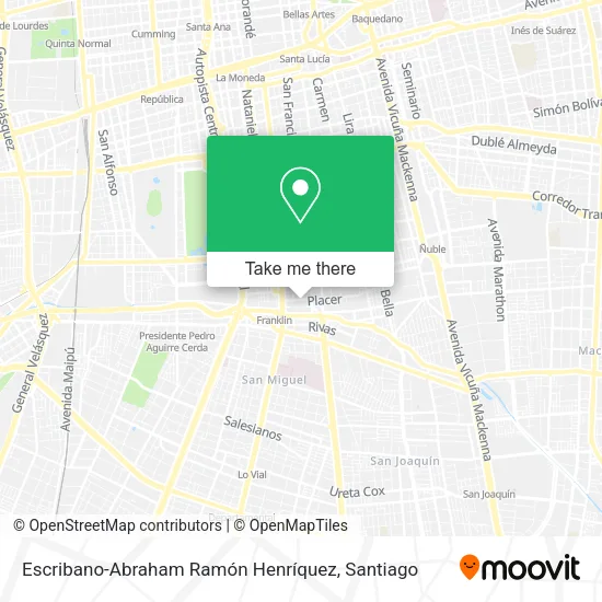 Escribano-Abraham Ramón Henríquez map