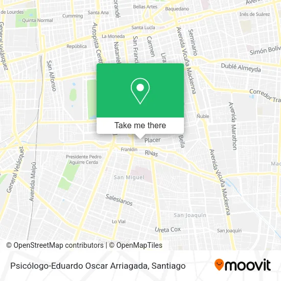 Psicólogo-Eduardo Oscar Arriagada map