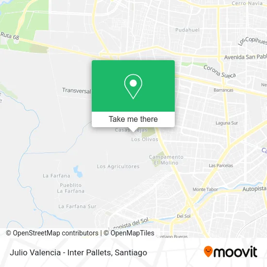 Julio Valencia - Inter Pallets map