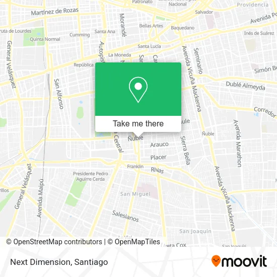Next Dimension map