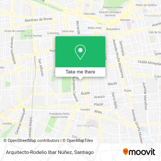 Arquitecto-Rodelio Ibar Núñez map