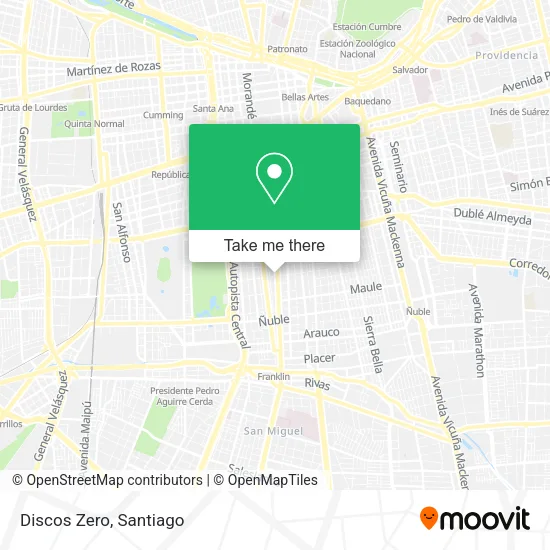 Discos Zero map
