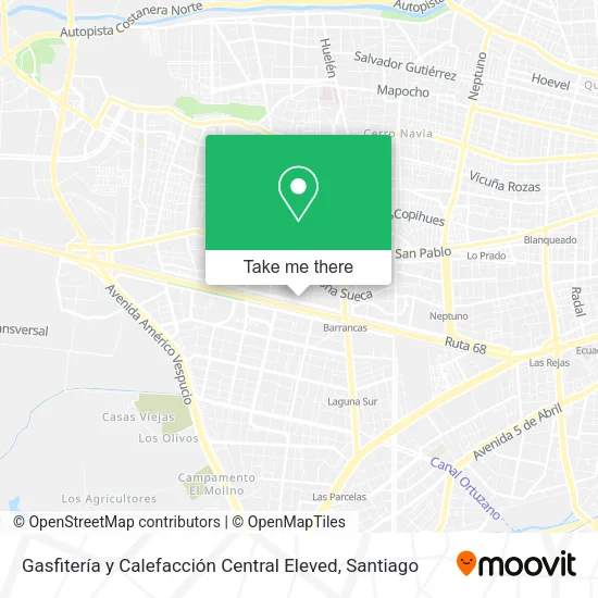 Gasfitería y Calefacción Central Eleved map