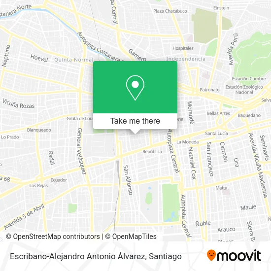 Escribano-Alejandro Antonio Álvarez map