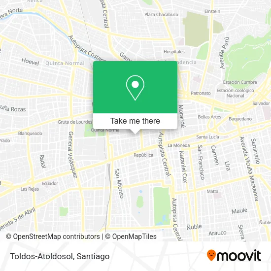 Toldos-Atoldosol map