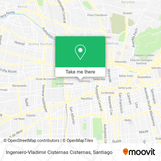 Ingeniero-Vladimir Cisternas Cisternas map