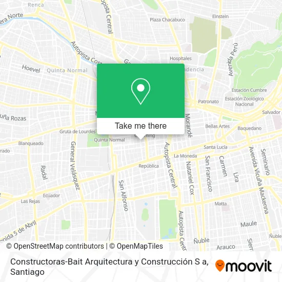Constructoras-Bait Arquitectura y Construcción S a map