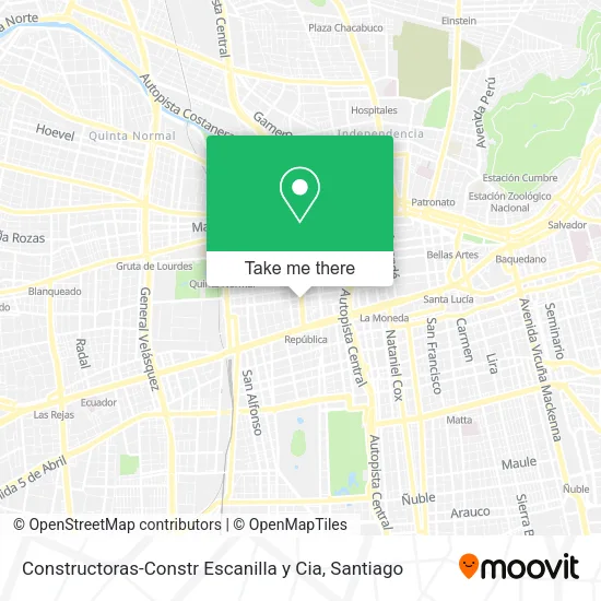 Constructoras-Constr Escanilla y Cia map