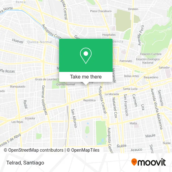 Telrad map