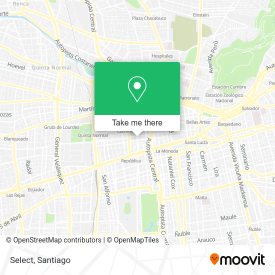 Select map