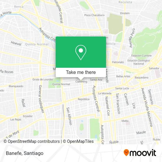 Banefe map