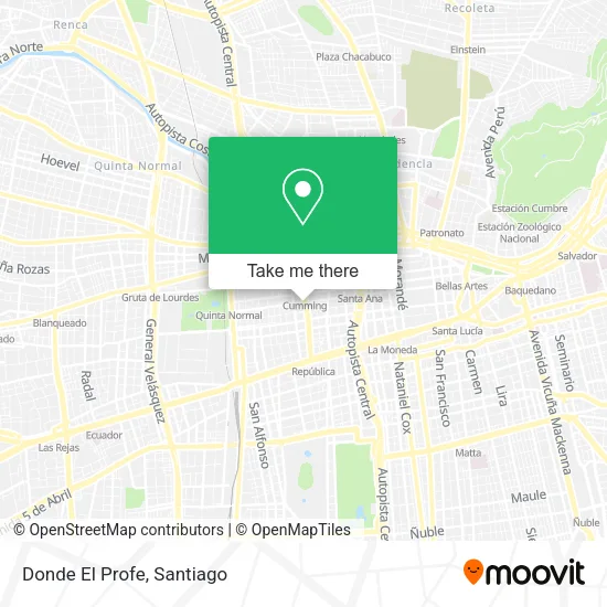 Donde El Profe map