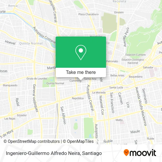 Ingeniero-Guillermo Alfredo Neira map