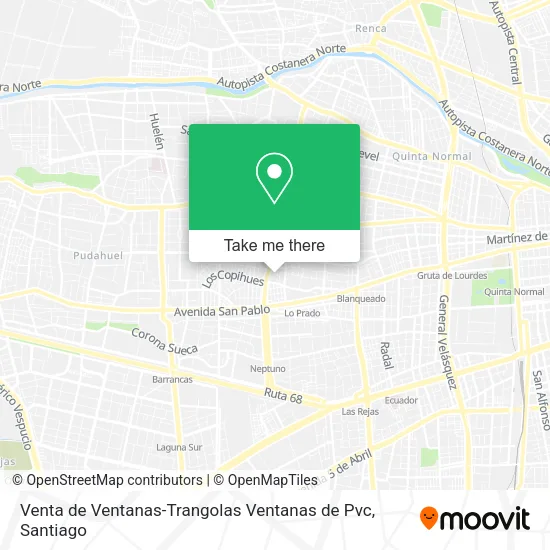 Venta de Ventanas-Trangolas Ventanas de Pvc map