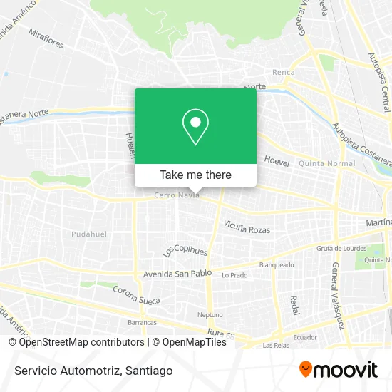 Servicio Automotriz map