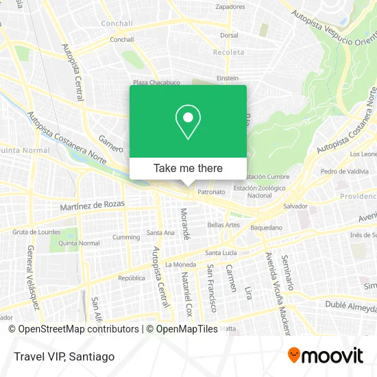Travel VIP map