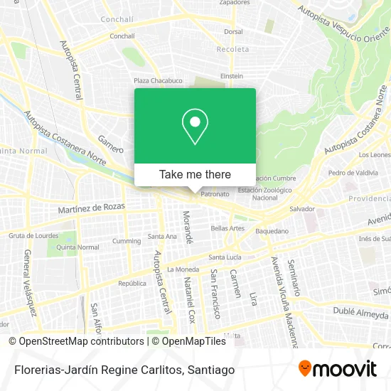 Florerias-Jardín Regine Carlitos map