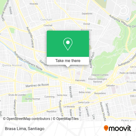 Mapa de Brasa Lima