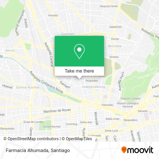 Farmacia Ahumada map
