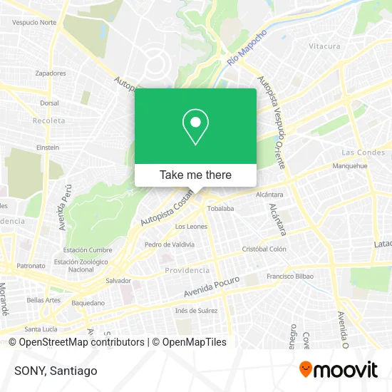 SONY map