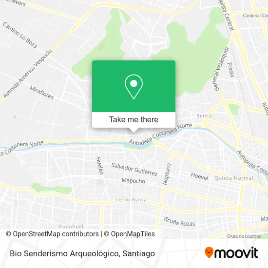 Bio Senderismo Arqueológico map