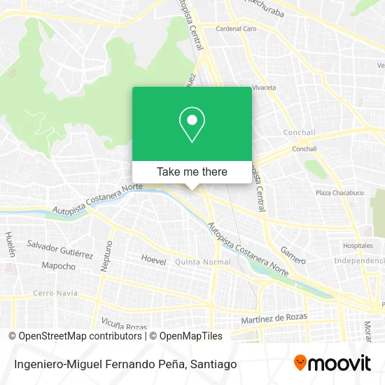 Ingeniero-Miguel Fernando Peña map