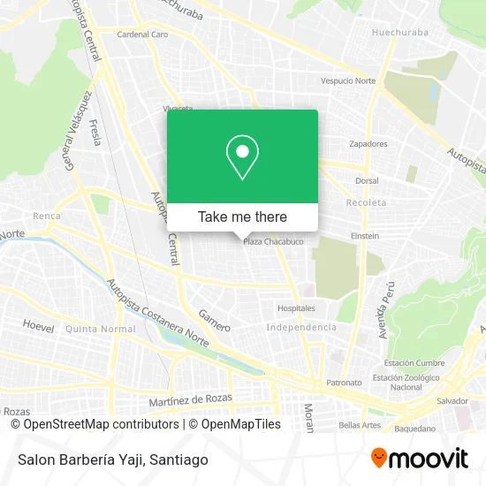 Salon Barbería Yaji map