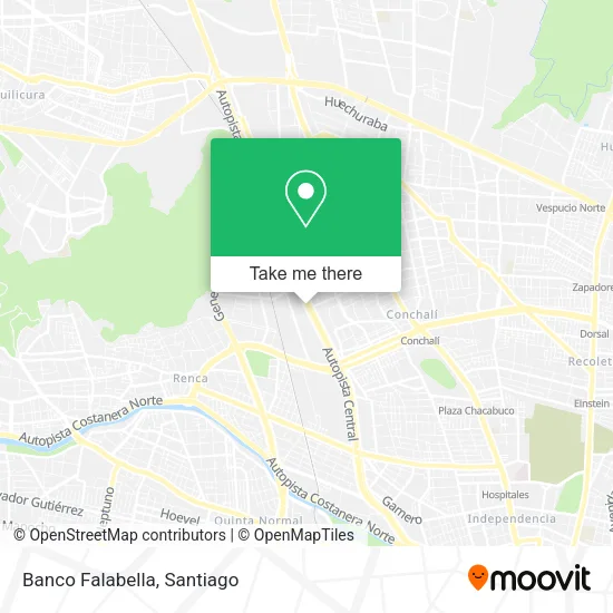 Banco Falabella map
