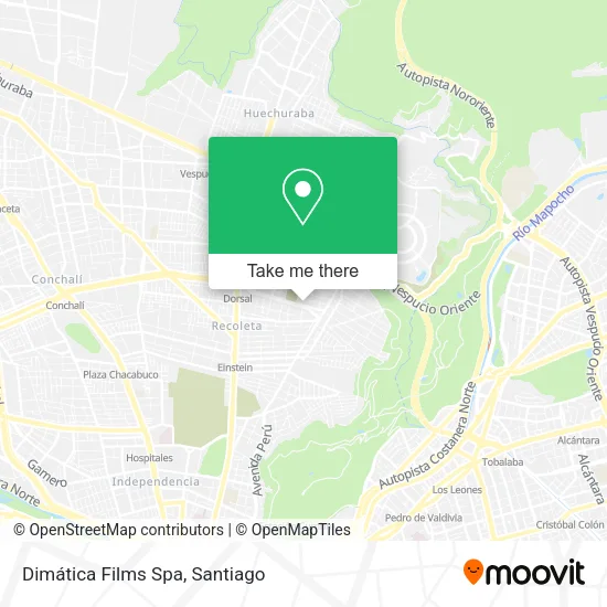 Dimática Films Spa map