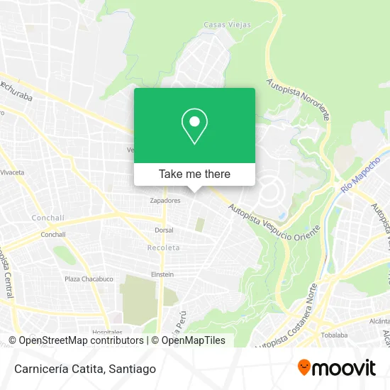 Carnicería Catita map