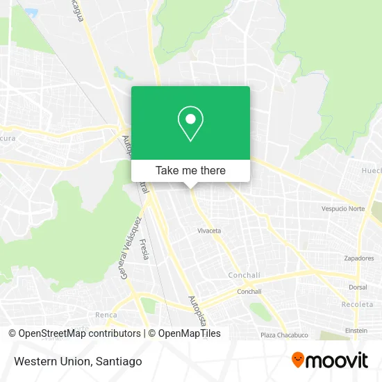 Western Union map